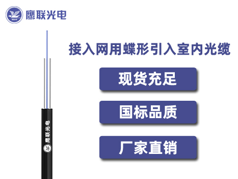GJXFDH -4芯，接入网用蝶形引入室内光缆，电力光缆厂家，室内光缆价格
