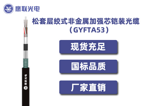 GYFTA53，松套层绞式非金属加强芯铠装光缆，室外光缆价格